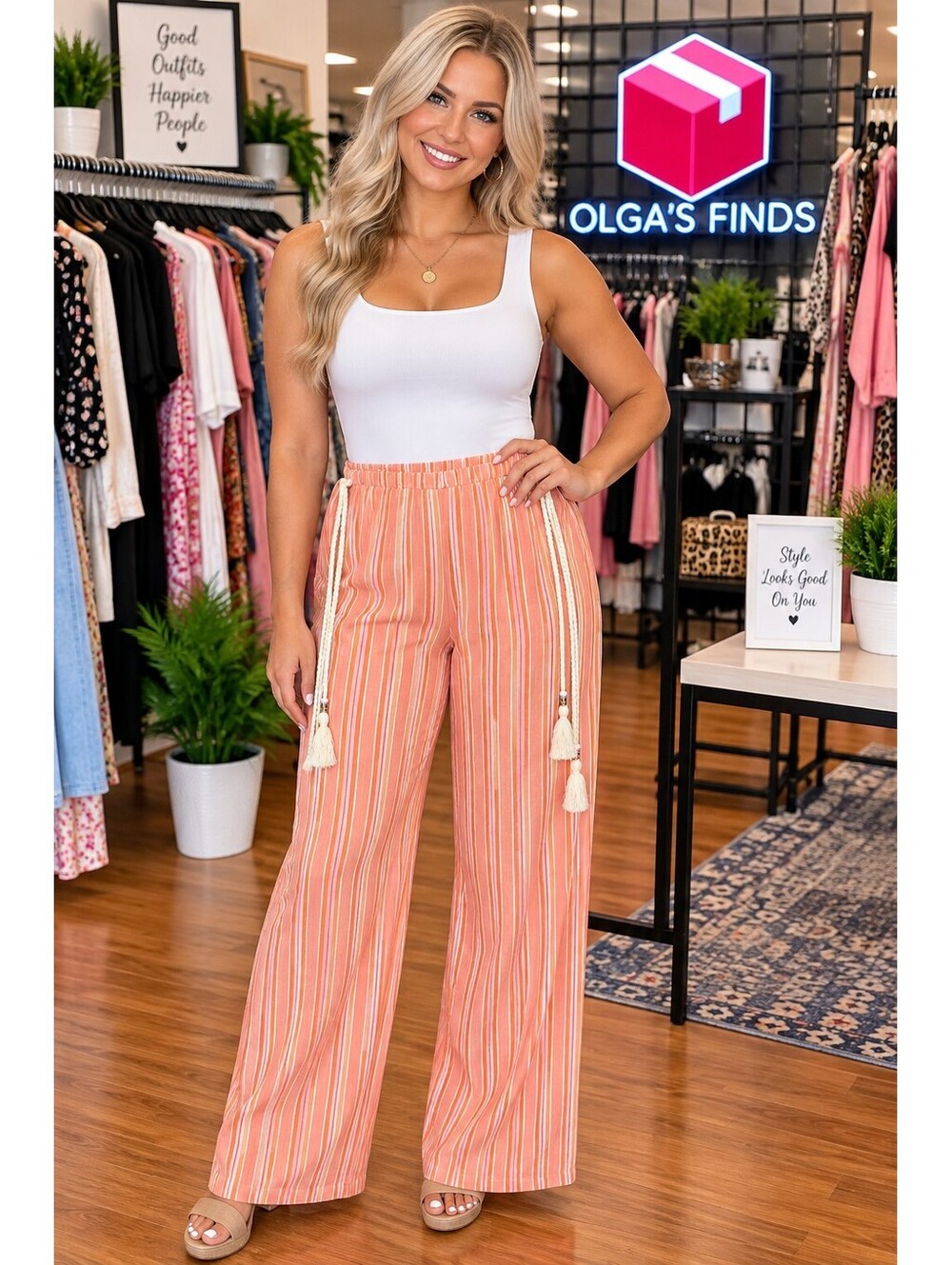 No Boundaries Gauze Pants